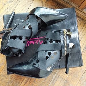 Anne Michelle Faux Leather High Heels